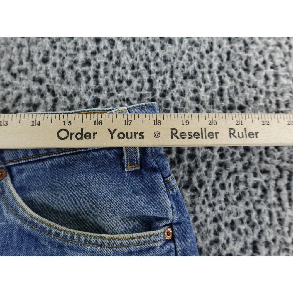 Vintage Levis 505 Shorts Mens 38 Blue Denim Cut Off Distressed USA‎ Orange Tab